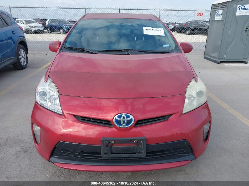 2013 Toyota Prius Two VIN: JTDKN3DU9D1634108 Lot: 40645302