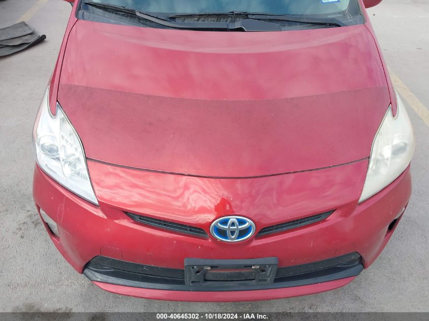 2013 Toyota Prius Two VIN: JTDKN3DU9D1634108 Lot: 40645302