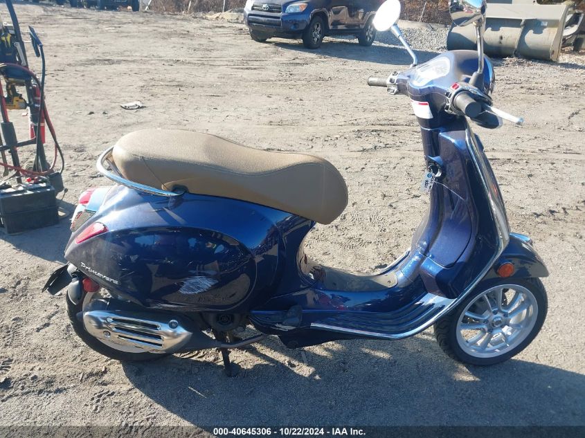 2022 Vespa Primavera/Sprint 50 VIN: ZAPCA06B0N5105634 Lot: 40645306