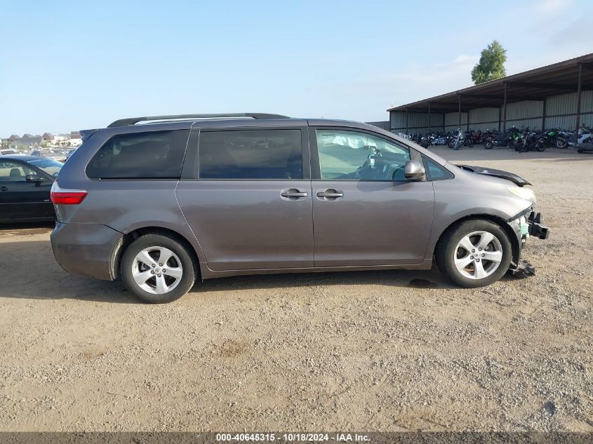 2015 Toyota Sienna Le 8 Passenger VIN: 5TDKK3DC3FS656353 Lot: 40645315