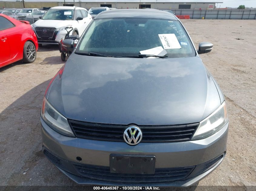 2012 Volkswagen Jetta 2.5L Se VIN: 3VWDX7AJ3CM357264 Lot: 40645367