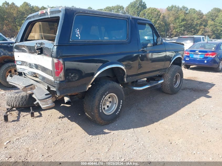 1992 Ford Bronco U100 VIN: 1FMEU15N9NLA03128 Lot: 40645375