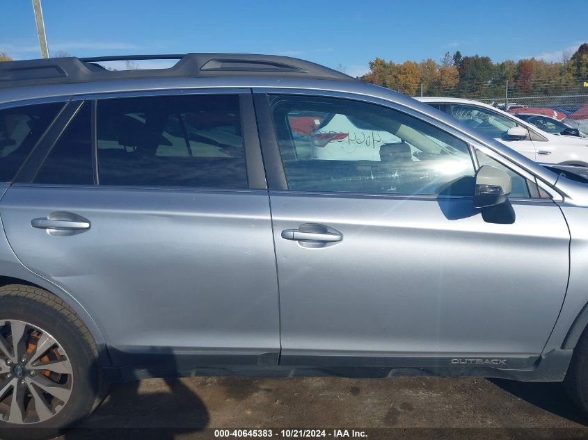 2016 Subaru Outback 2.5I Limited VIN: 4S4BSAJC0G3272859 Lot: 40645383