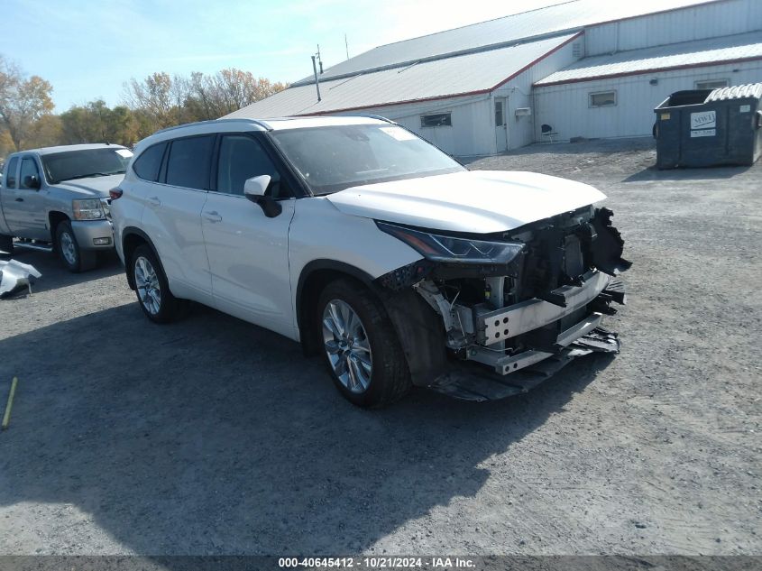 2021 TOYOTA HIGHLANDER LIMITED - 5TDDZRBH4MS539058