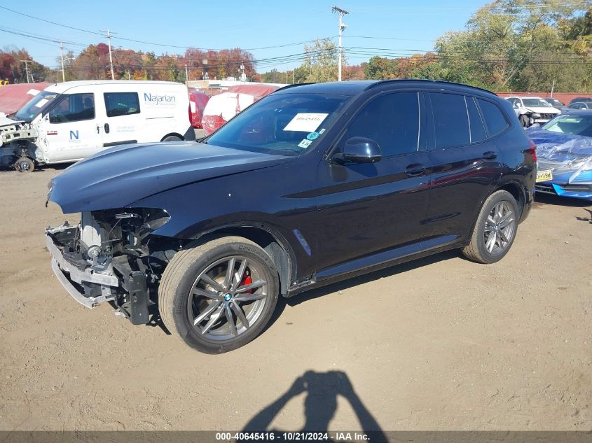 VIN 5UXTR9C54KLP95312 2019 BMW X3, Xdrive30I no.2