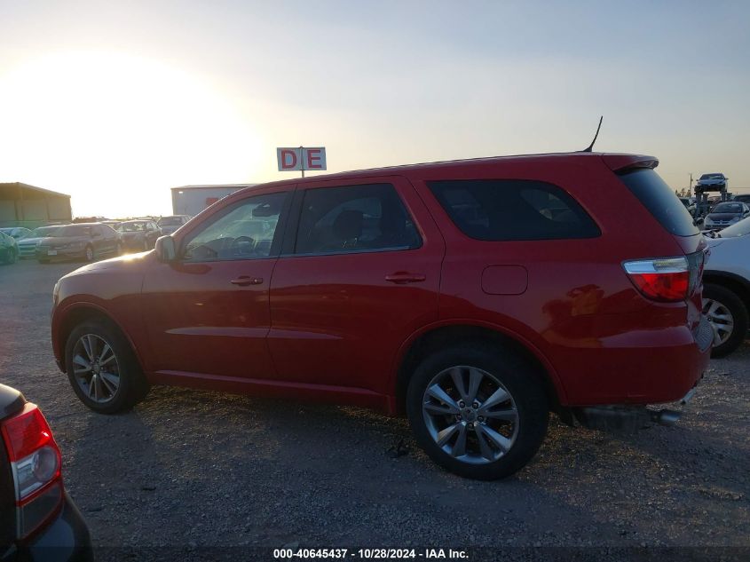 2013 Dodge Durango Sxt VIN: 1C4RDHAGXDC667717 Lot: 40645437