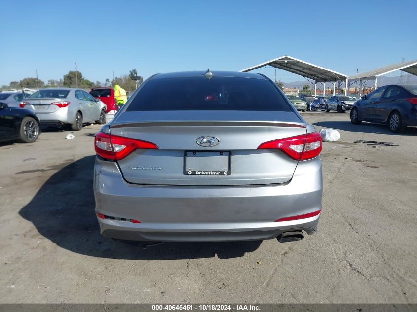 2016 Hyundai Sonata Se VIN: 5NPE24AF2GH362998 Lot: 40645451