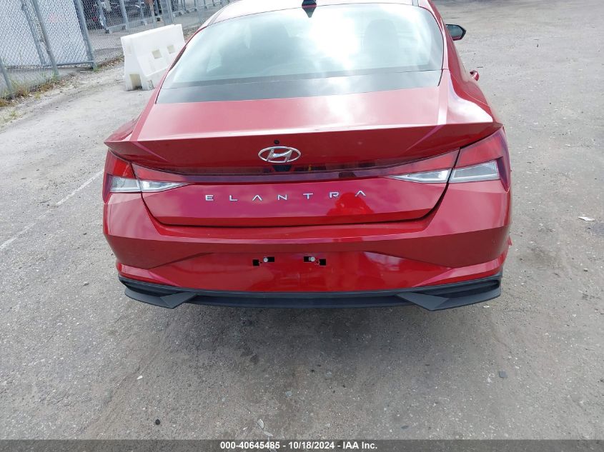 2022 Hyundai Elantra Sel VIN: KMHLM4AG5NU328787 Lot: 40645485