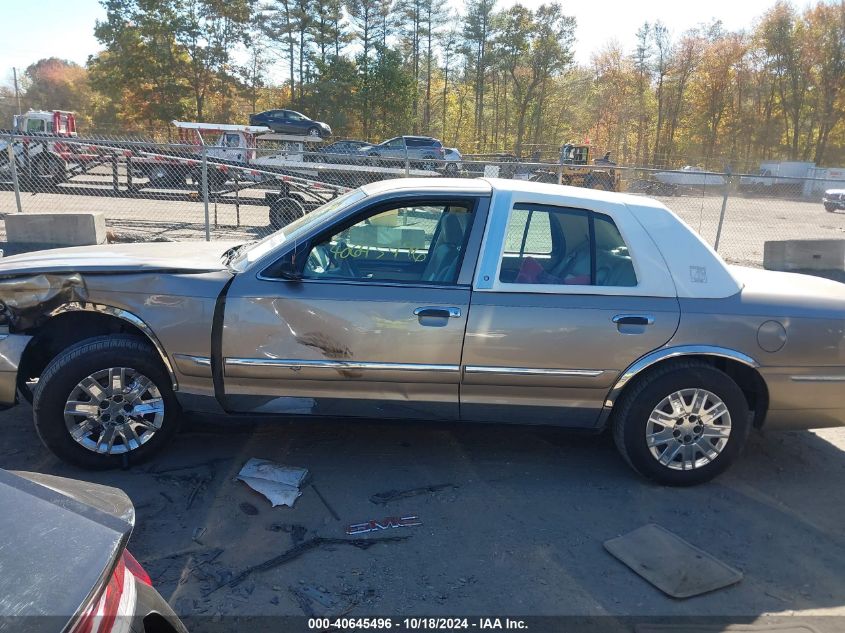 2005 Mercury Grand Marquis Gs VIN: 2MEFM74W95X630290 Lot: 40645496