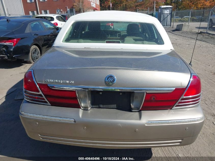 2005 Mercury Grand Marquis Gs VIN: 2MEFM74W95X630290 Lot: 40645496