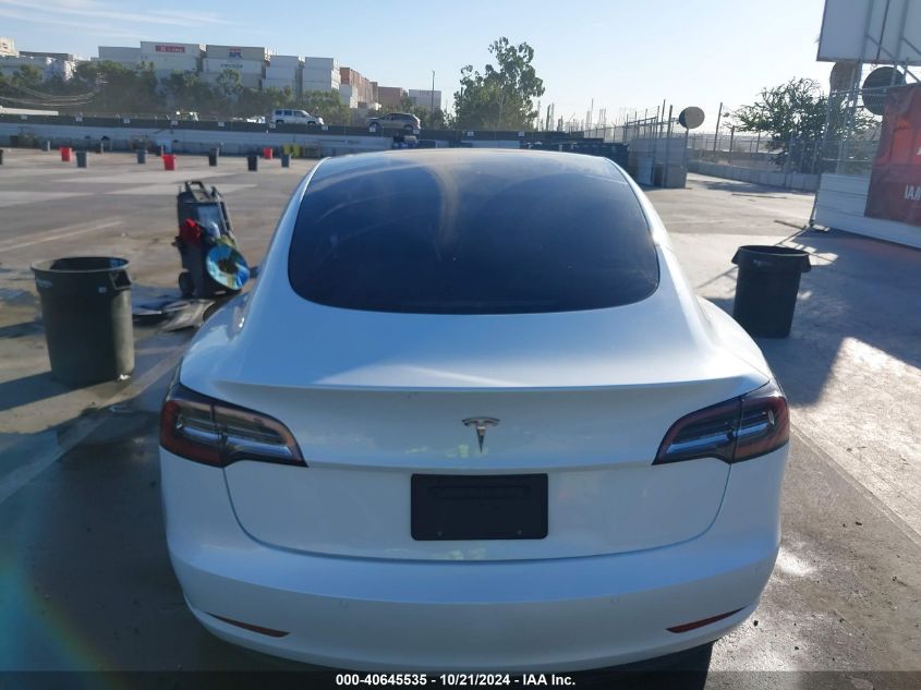 2021 Tesla Model 3 Standard Range Plus Rear-Wheel Drive VIN: 5YJ3E1EA5MF942994 Lot: 40645535