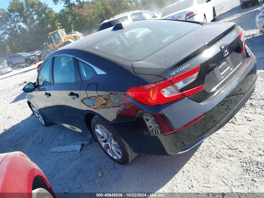 2018 HONDA ACCORD VIN: 1HGCV1F17JA122078