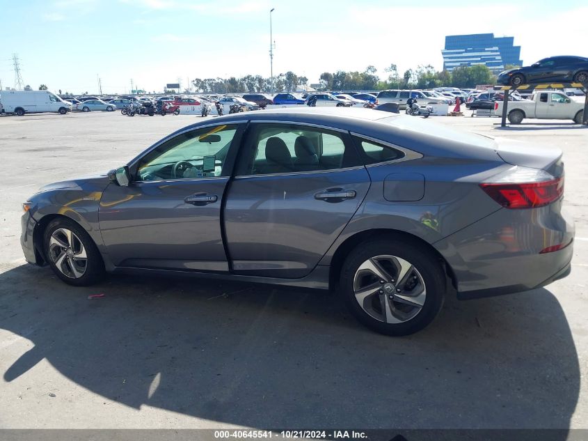 2019 Honda Insight Ex VIN: 19XZE4F52KE024894 Lot: 40645541