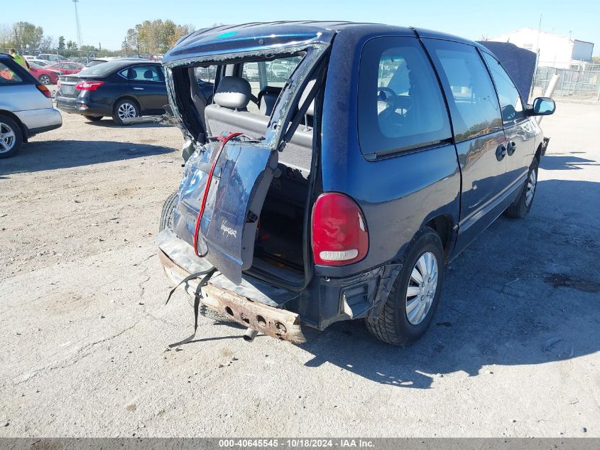 2000 Chrysler Voyager VIN: 2C4GJ25G5YR863830 Lot: 40645545