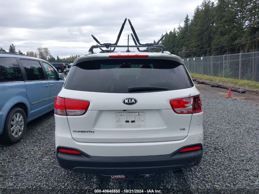 2018 Kia Sorento 3.3L Lx VIN: 5XYPG4A51JG350194 Lot: 40645550