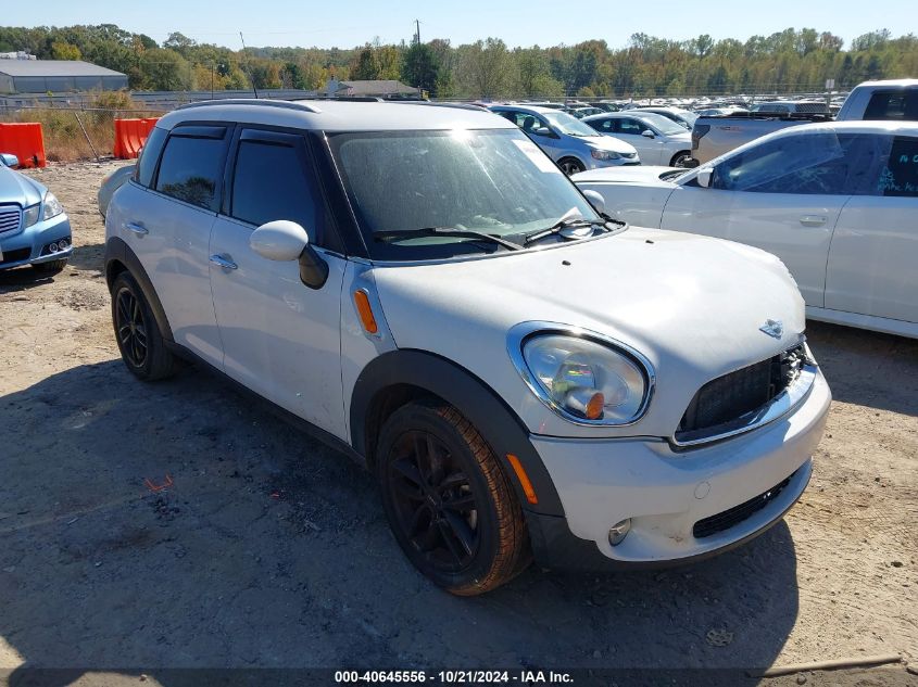 2012 Mini Cooper Countryman VIN: WMWZB3C57CWM03367 Lot: 40645556