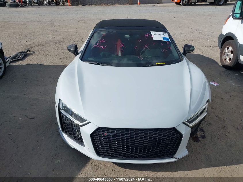 2018 Audi R8 5.2 V10/5.2 V10 Plus VIN: WUAVACFX3J7902212 Lot: 40645558