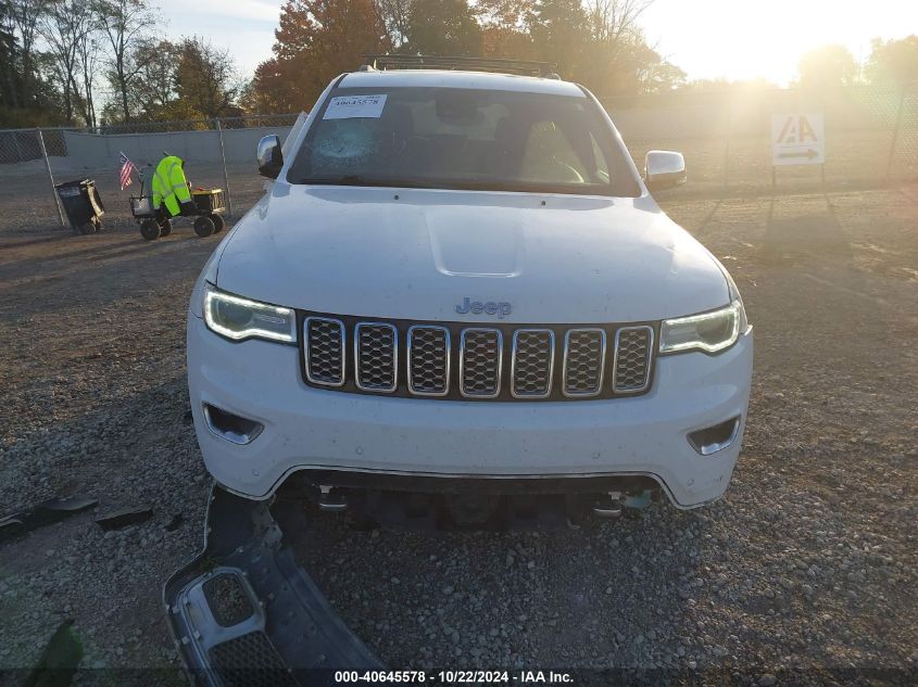 2017 Jeep Grand Cherokee Overland 4X4 VIN: 1C4RJFCG6HC778815 Lot: 40645578