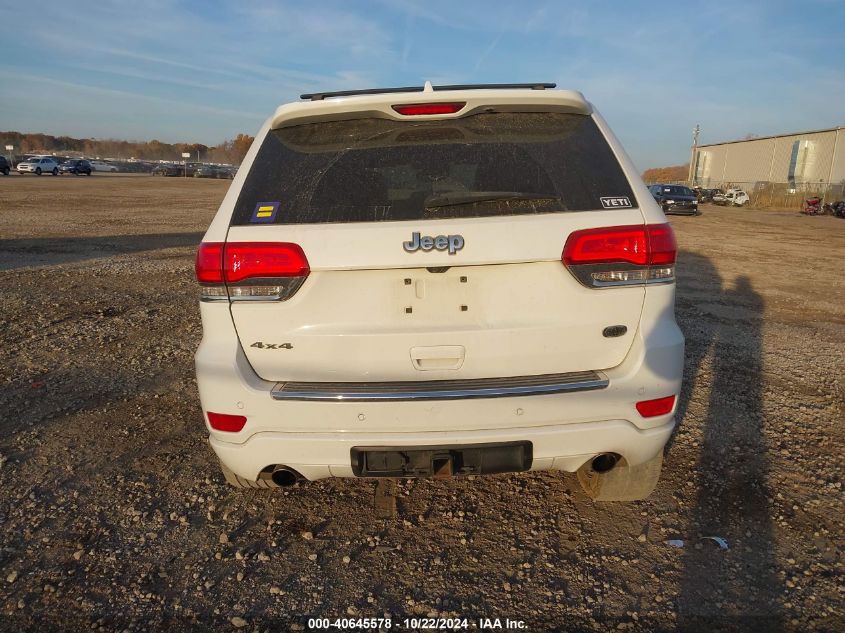 2017 Jeep Grand Cherokee Overland 4X4 VIN: 1C4RJFCG6HC778815 Lot: 40645578