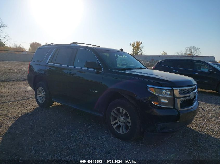 2015 Chevrolet Tahoe K1500 Ls VIN: 1GNSKAKC1FR240492 Lot: 40645593