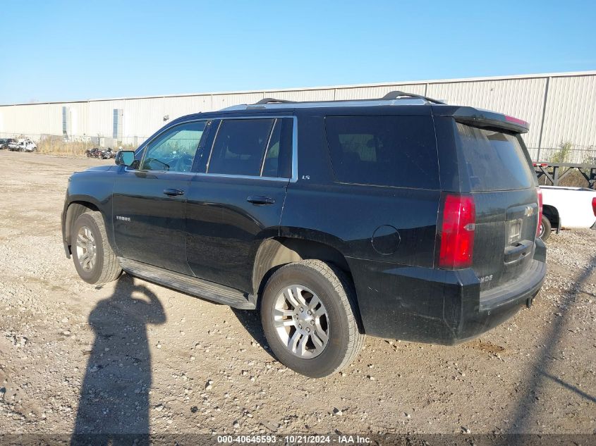 2015 Chevrolet Tahoe K1500 Ls VIN: 1GNSKAKC1FR240492 Lot: 40645593