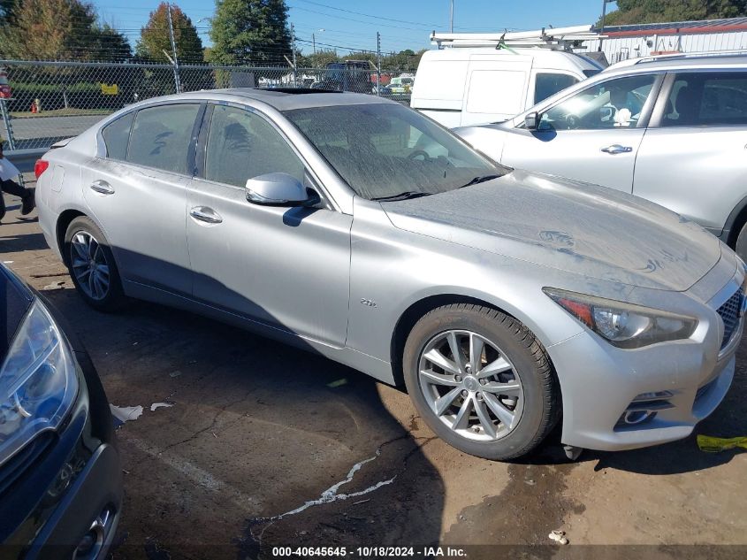 2017 Infiniti Q50 2.0T Base VIN: JN1CV7AR4HM682120 Lot: 40645645