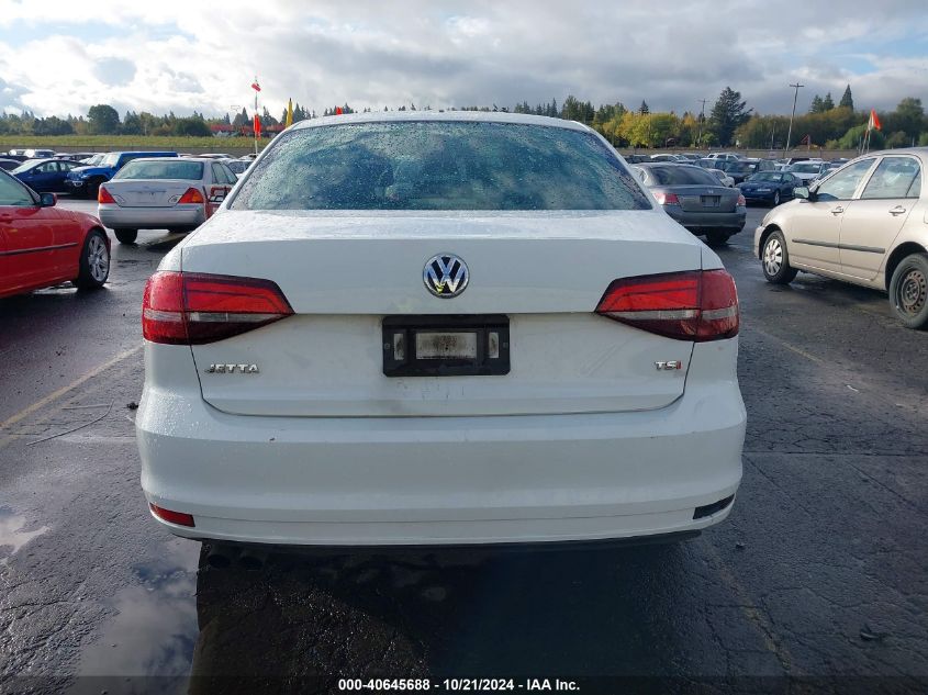 2017 Volkswagen Jetta 1.4T S VIN: 3VW2B7AJ2HM230552 Lot: 40645688