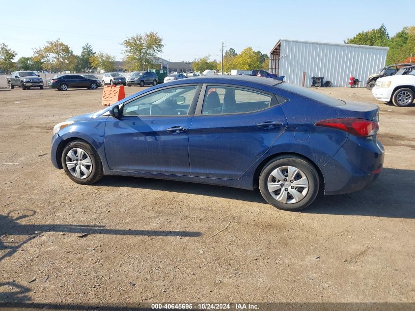 2016 Hyundai Elantra Se VIN: 5NPDH4AE9GH776510 Lot: 40645695