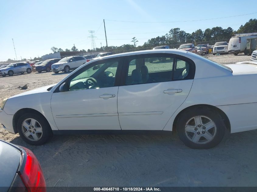 2005 Chevrolet Malibu Ls VIN: 1G1ZT54865F284730 Lot: 40645710