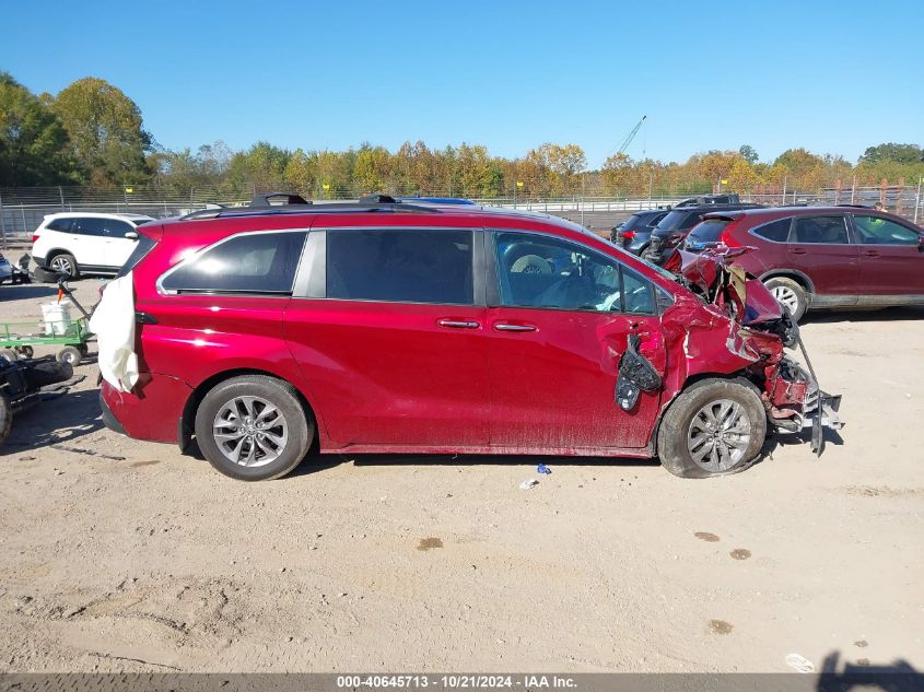 2024 Toyota Sienna Xle VIN: 5TDYRKECXRS181738 Lot: 40645713