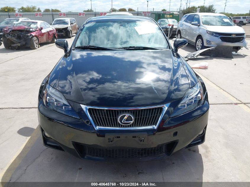 2012 Lexus Is 250 VIN: JTHBF5C26C5181421 Lot: 40645768