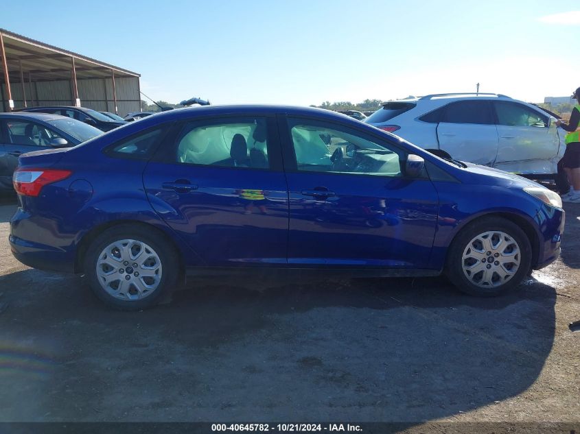 2012 Ford Focus Se VIN: 1FAHP3F22CL284507 Lot: 40645782