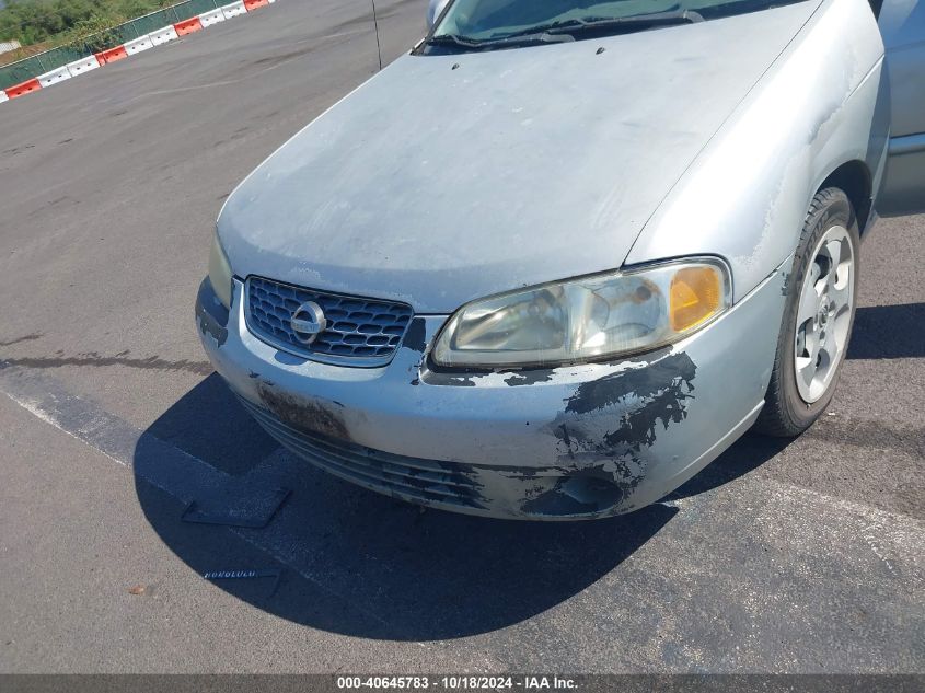 2003 Nissan Sentra Gxe VIN: 3N1CB51D03L708135 Lot: 40645783