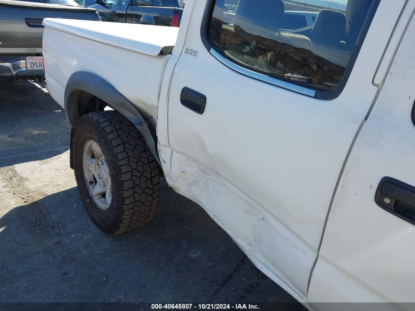 2001 Toyota Tacoma Prerunner V6 VIN: 5TEGN92NX1Z862057 Lot: 40645807