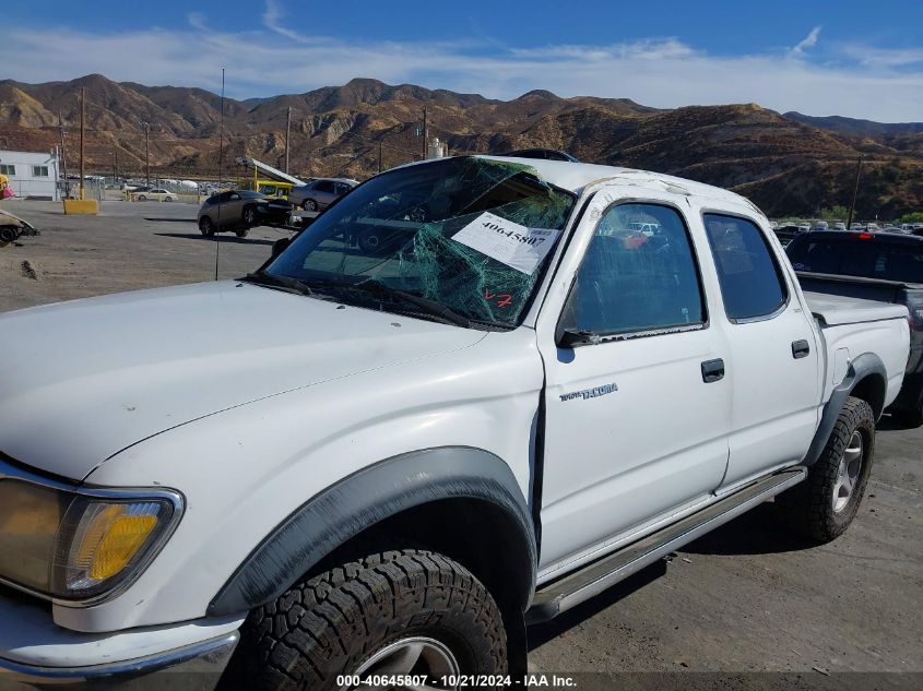 2001 Toyota Tacoma Prerunner V6 VIN: 5TEGN92NX1Z862057 Lot: 40645807