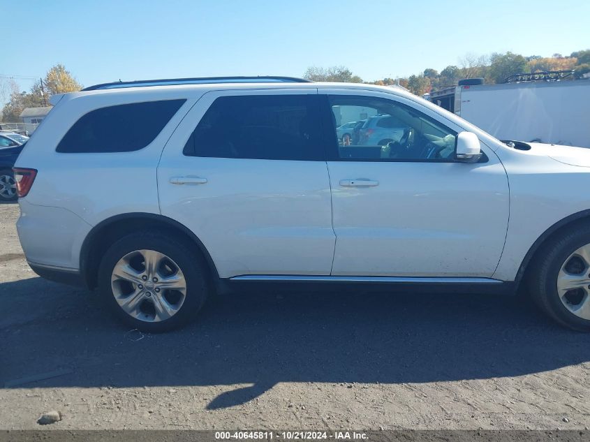 2015 Dodge Durango Limited VIN: 1C4RDJDG2FC161420 Lot: 40645811