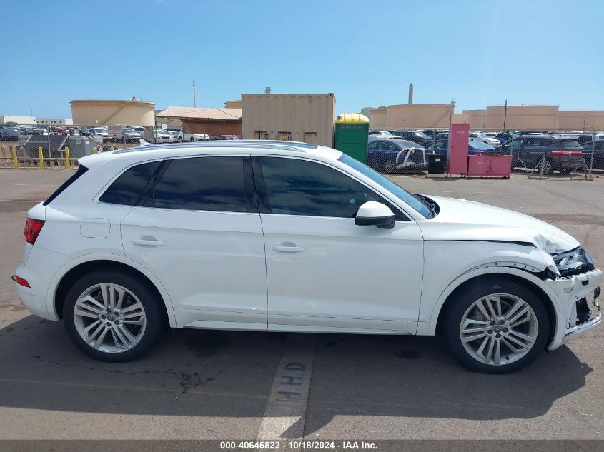 2019 Audi Q5 45 Premium VIN: WA1BNAFY4K2122665 Lot: 40645822