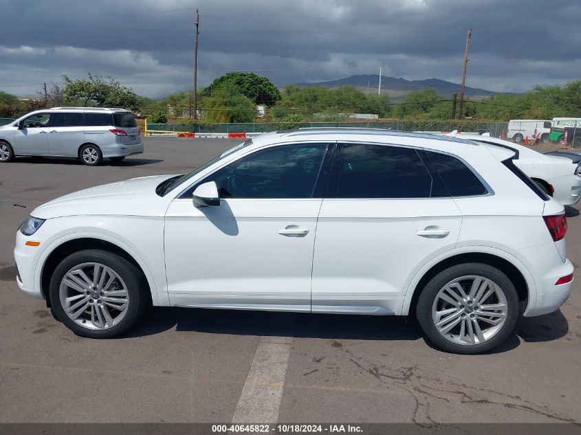 2019 Audi Q5 45 Premium VIN: WA1BNAFY4K2122665 Lot: 40645822