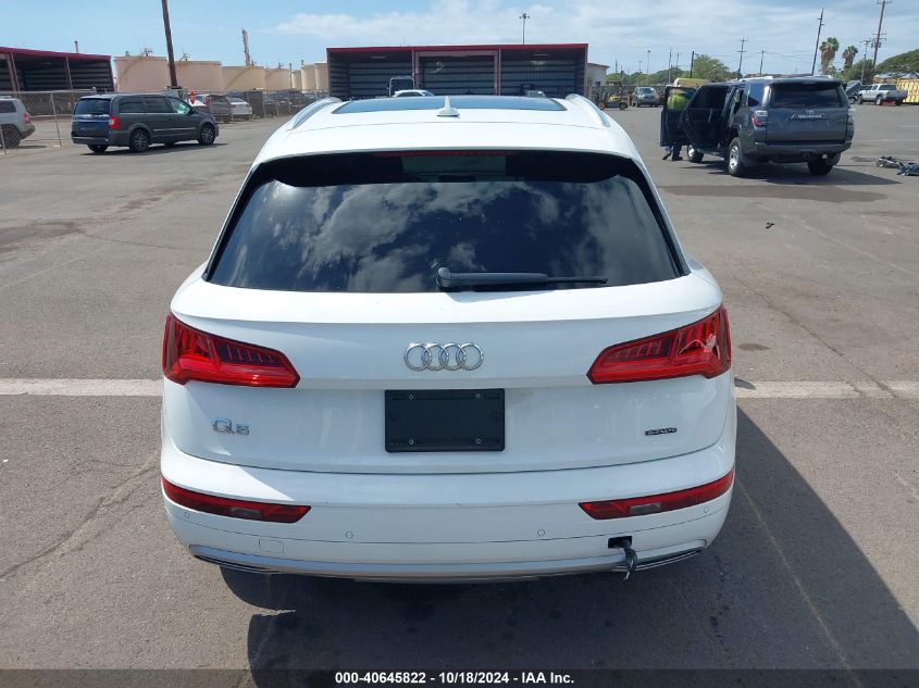 2019 Audi Q5 45 Premium VIN: WA1BNAFY4K2122665 Lot: 40645822