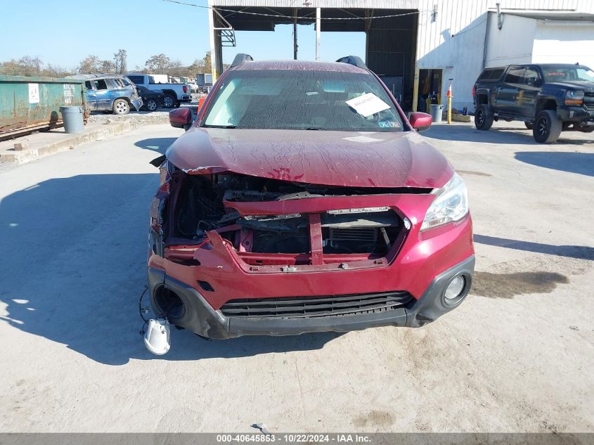 2015 Subaru Outback 2.5I Premium VIN: 4S4BSACC3F3314209 Lot: 40645853
