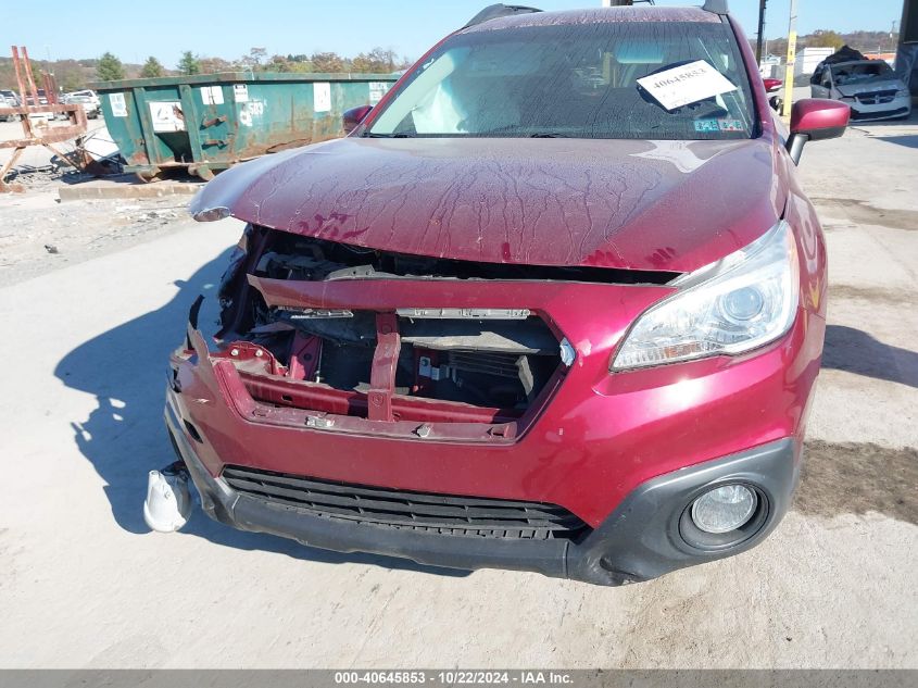 2015 Subaru Outback 2.5I Premium VIN: 4S4BSACC3F3314209 Lot: 40645853