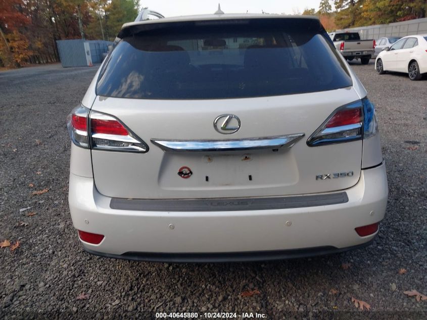 2013 Lexus Rx 350 VIN: 2T2BK1BAXDC220087 Lot: 40645880