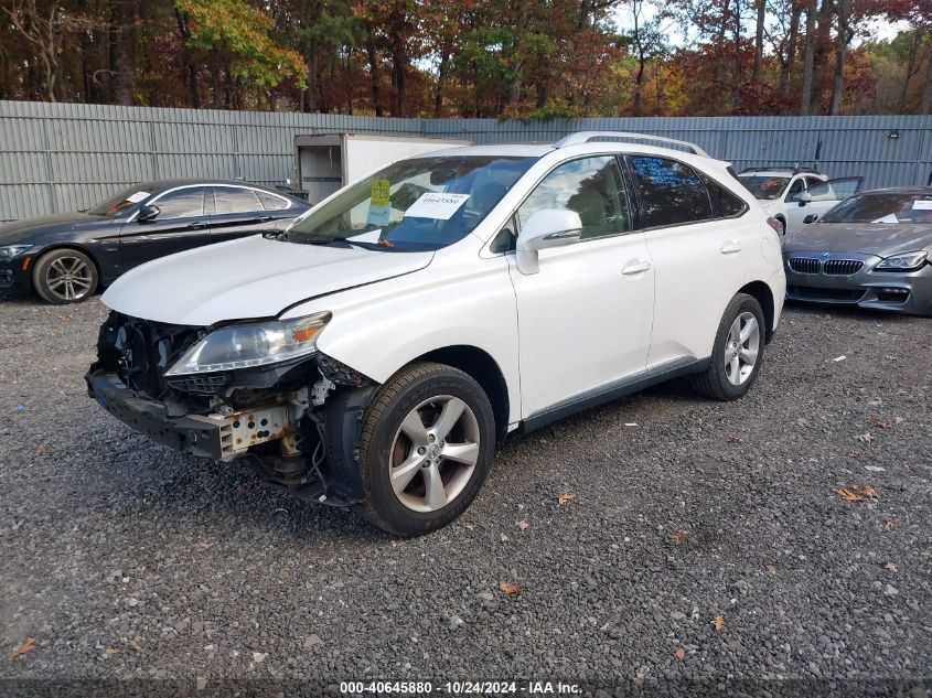 VIN 2T2BK1BAXDC220087 2013 Lexus RX, 350 no.2