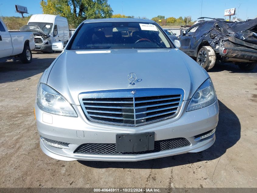 2013 Mercedes-Benz S 550 VIN: WDDNG7DB4DA507320 Lot: 40645911