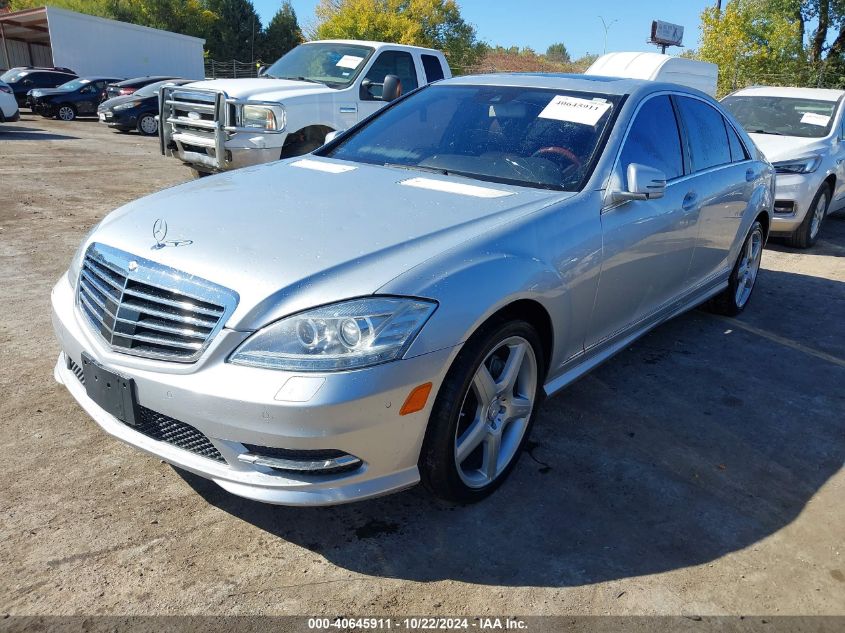 2013 Mercedes-Benz S 550 VIN: WDDNG7DB4DA507320 Lot: 40645911