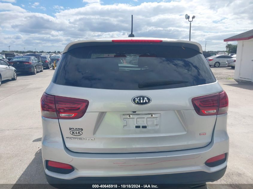 2020 Kia Sorento 2.4L L VIN: 5XYPG4A35LG657482 Lot: 40645918