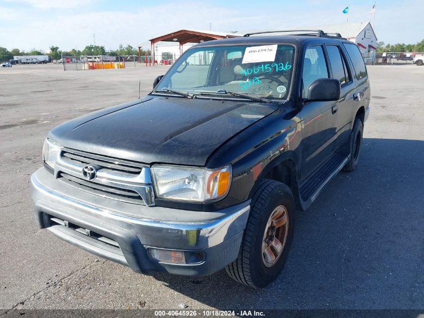 2002 Toyota 4Runner Sr5 V6 VIN: JT3GN86R920231393 Lot: 40645926