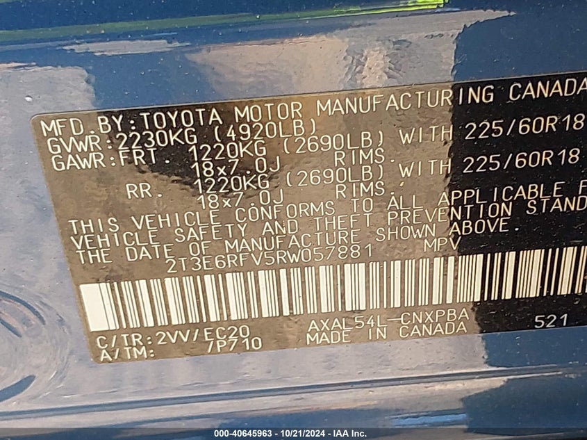 2024 TOYOTA RAV4 HYBRID XSE - 2T3E6RFV5RW057881