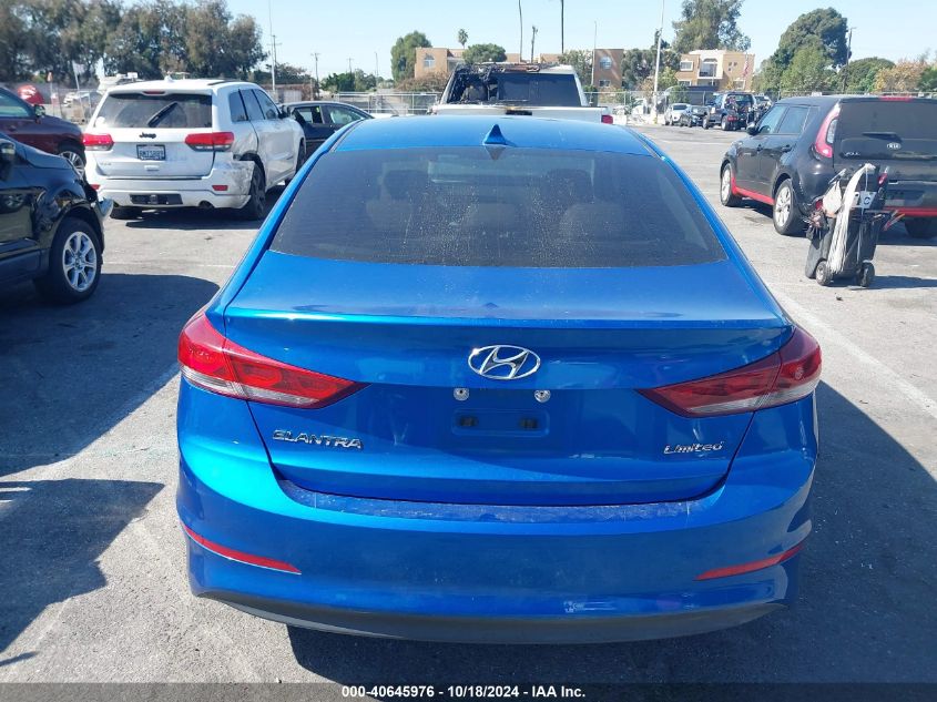 2017 HYUNDAI ELANTRA LIMITED - 5NPD84LF2HH072723