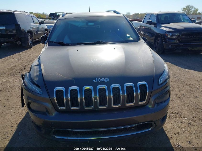 2014 Jeep Cherokee Limited VIN: 1C4PJMDS8EW180282 Lot: 40645987